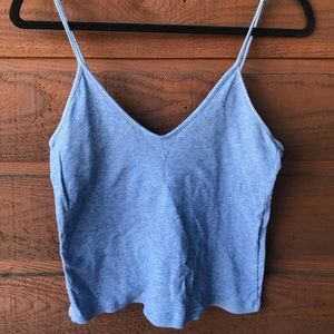 Brandy Melville blue crop top tank